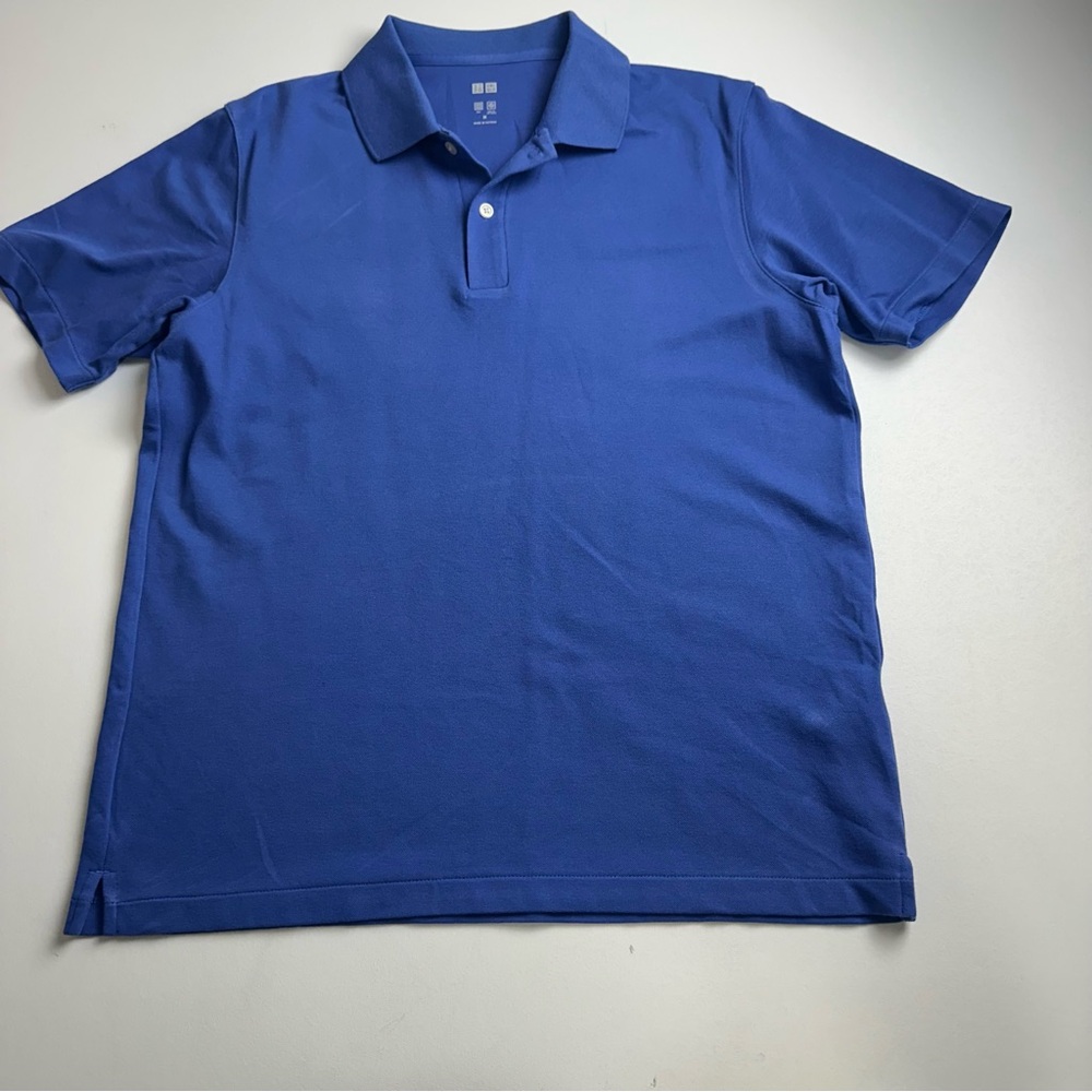 UNI men’s size medium polo, pullover, short sleeve shirt, blue‎ color